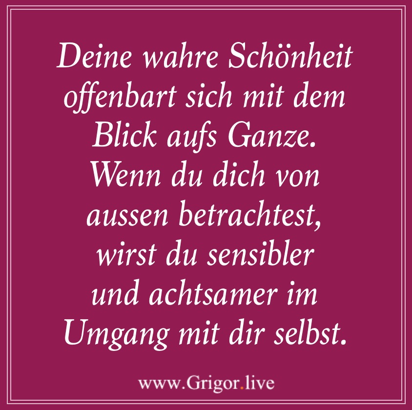 Das Selbstbild ist grundverschieden zur Wahrnehmung von aussen